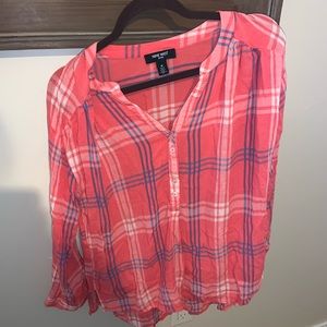 Plaid Top